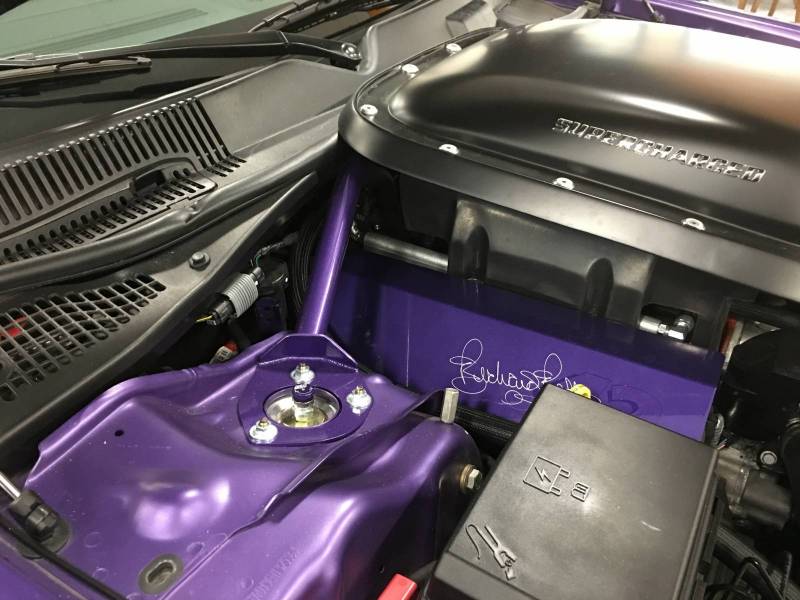 Petty's Garage OEM Shaker Hood Strut Tower Brace Challenger Petty's Garage OEM Shaker Hood Strut Tower Brace Challenger